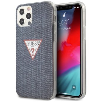 Guess iPhone 12 Pro Max vāciņš Jeans Collection, tumši zils