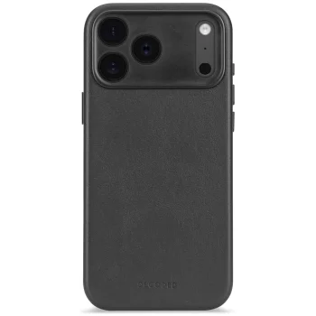 Кожаный чехол Decoded Leather MagSafe для iPhone 17 Pro, Черный