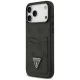 Guess 4G nauble Card Triange vāciņš iPhone 18 Pro Max un 17 Pro Max, melns
