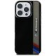 BMW Motorsport IML Vertical Stripe iPhone 16 Pro Max vāciņš - melns | Case Black