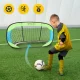 4Fizjo pašizpletošos futbola vārtu komplekts bērniem, 2 gab., zaļš/zils