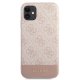 Guess 4G Stripe vāciņš Apple iPhone 11 / XR - Rozā