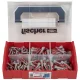 Plug Set Fischer FIXtainer DUOPOWER 210 in Storage Box, 210 pcs