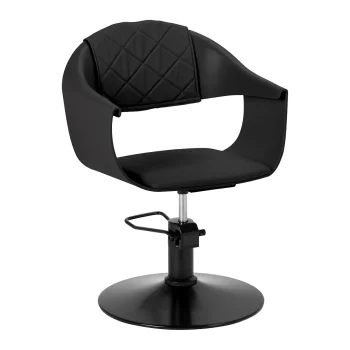 Frizieru krēsls Hair System Halo Noir, melns
