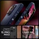 Apple iPhone 15 Pro Max 6.7\'\' Spigen Liquid Air Case Cover, Navy Blue | Чехол Кабура Кейс Бампер...