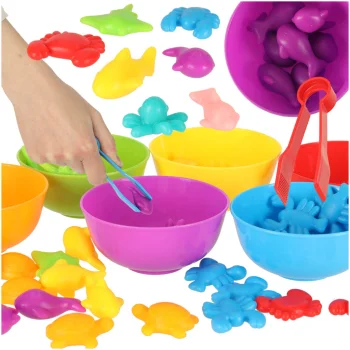 Sea Animals Montessori Math Learning Set, 36 pcs