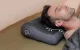 Inflatable Travel Pillow Flextail Zero Pillow Memory Foam Grey