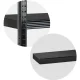 Humberg HR-851 metāla noliktavas plaukts 180x90x40 cm, melns