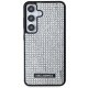 Samsung Galaxy S24 (SM-S921) Karl Lagerfeld Rhinestone Metal Logo Case Cover, Silver | Telefona Maciņš Vāks Apvalks...