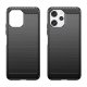 Xiaomi Redmi 12 / Poco M6 Pro 5G Carbon Flexible Cover TPU Case, Black | Чехол Кейс Кабура для...