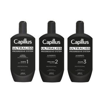 Activeshop Capillus Ultraliss Nanoplastia matu taisnošanas komplekts, 3x400 ml