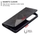 Huawei P50 Geometric Pattern Leather Stand Case Cover - Black | Чехол Кошелёк Книжка для...