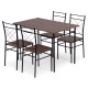 ModernHome VERONA 5 Piece Dining Table Set for Kitchen and Dining Room