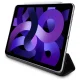 Karl Lagerfeld atverams vāciņš iPad Air 11\" 2024 Saffiano Magnetic, melns