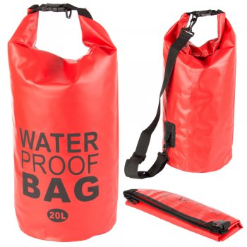 Ūdensnecaurlaidīga Soma Mugursoma Maiss Pārgājieniem Atpūtai Ceļojumiem 20L, Mix Color | Dry Sack Bag Waterproof...