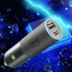 3mk Hyper Car Charger USB-C / USB-A 100W, Silver