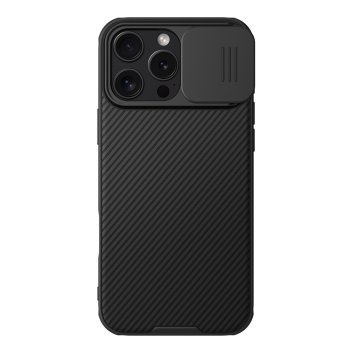 Nillkin CamShield Pro vāciņš ar kameras aizsargu iPhone 16 Max, melns | Phone Case Cover Max With Camera - Black