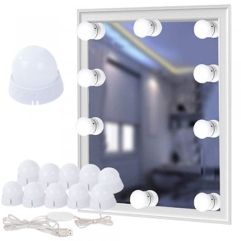 LED Spuldzes Lampas Apgaismojums Meikapa Grima Spogulim | Mirror Makeup Dimmable Lamps