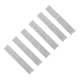T tipa skavas Deli Tools EDL238010, 10x2x1.2 mm, 2000 gab.