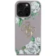 Guess Grained Roses Big 4G Logo Case for iPhone 16 Pro - Purple