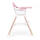 Детский стульчик для кормления ECOTOYS 2 в 1, розовый
