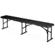 Plonos 440201 saliekams dārza un banketu sols 180 cm, melns
