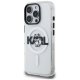 Karl Lagerfeld IML Choupette Sketch MagSafe vāciņš iPhone 16 Pro Max, Caurspīdīgs