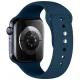 Tech-Protect Silicone siksniņa Apple Watch 44 / 45 / 46 / 49 mm, tumši zila