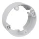 Maclean MCE376 R virsapmetuma adapteris 9W LED panelim, apaļš, 120x38mm, balts
