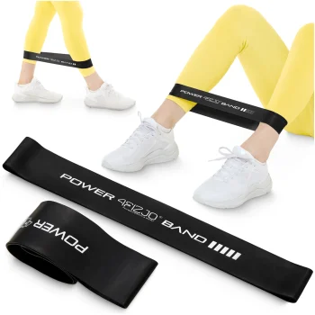 Фитнес-резинка 4Fizjo Mini Power Band, 1.2 мм, 15-20 кг, Черная