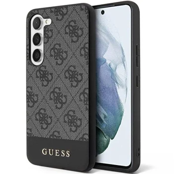 Guess Samsung Galaxy S23 vāciņš 4G Stripe Collection, melns