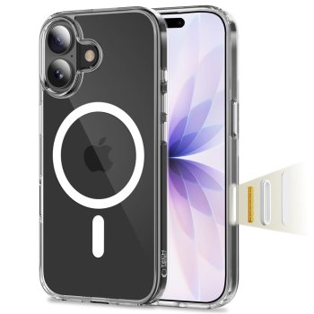 Tech-Protect Flexair Hybrid CC MagSafe MagCase iPhone 17 vāciņš – caurspīdīgs | Phone Case Cover