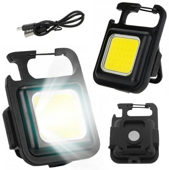 COB LED Lukturītis Piekariņš Pudeļu Attaisāmais | Flashlight Key Ring