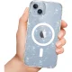 Tech-Protect FlexAir Hybrid MagSafe iPhone 13 / 14 vāciņš, Clear Glitter