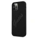 Чехол Guess для iPhone 12 Pro Max Script Vintage, черный