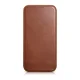 Чехол-книжка iCarer Oil Wax из кожи для iPhone 14 Plus с MagSafe, коричневый...