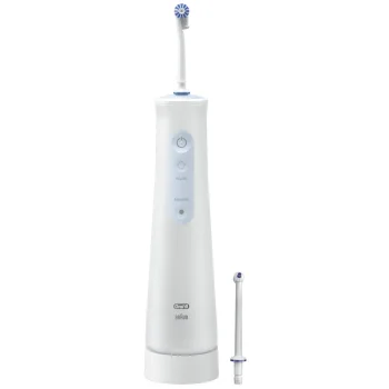 Oral-B AquaCare 4 Oral Irrigator Water Flosser, White / Blue