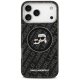 Чехол Karl Lagerfeld IML Glitter Karl & Choupette MagSafe для iPhone 17 Pro Max, Черный