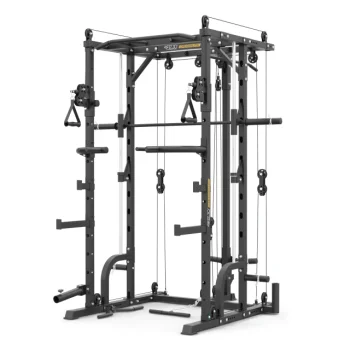 Smith Machine Training Rack 4FIZJO CrossELITE with Cable Pulleys