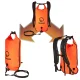 TSUNAMI 3in1 drošības boja peldēšanai ar mugursomas funkciju 35L Orange