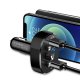 FM-трансмиттер и автомобильная зарядка 15W XO BCC02 Bluetooth, черный