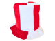 Poland Fan Top Hat Sports Supporter Headwear, White and Red