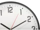 Sienas pulkstenis liels kluss 30cm apaļš rādītājs datums temperatūra koksne | Wall clock large silent round...