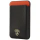 Кожаный MagSafe Картхолдер Lamborghini Urus D8 - Черный/Красный