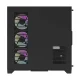 Datora korpuss Darkflash FT418 PRO ar 7 ARGB ventilatoriem, melns
