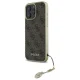 Guess GUHCP16LGF4GBR iPhone 16 Pro 6.3" коричневый/коричневый жесткий чехол 4G...