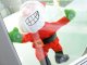 Dancing and Singing Santa Claus, Christmas Window Decoration, 30 cm
