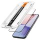 Spigen iPhone 15 Pro Max aizsargstikls GLAS.TR EZ FIT FC (2 gab.), melns