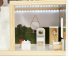 Bērnu Spēļu Koka Leļļu Māja ar Mēbelēm un LED Gaismu LULILO, 78cm | Play Dollhouse with Furniture