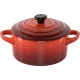 Le Creuset keraamiliste miniahjupottide komplekt, 4 tk, 0.25 l, kirsipunane